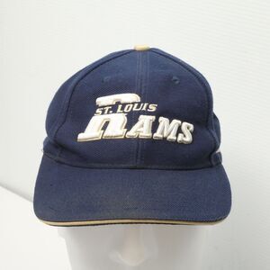 Vinatge St Louis Rams Hat Cap Adjustable Blue NFL Proline Puma Acrylic Wool